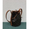 Celine Small Drawstring Bag In Triomphe Canvas