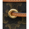 Celine Small Drawstring Bag In Triomphe Canvas