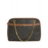 Celine Medium Patapans In Triomphe Canvas Brown
