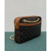Celine Medium Patapans In Triomphe Canvas Brown