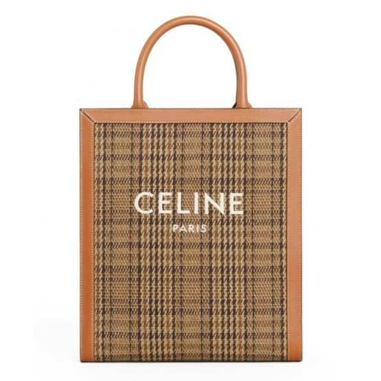 Celine Small Vertical Cabas Celine 1920821 Coffee