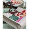 Chloe Corita Kent Large Tote Cream