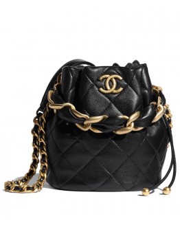 C-C Drawstring Bag AS2390 Black