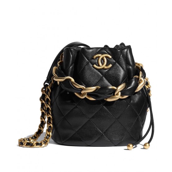 C-C Drawstring Bag AS2390 Black