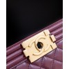 C-C Lambskin Medium Boy Bag A67086