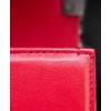 C-C Lambskin Medium Boy Bag A67086 Red