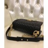 C-C Black Lambskin Medium Boy Bag A67086 Black