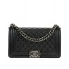 C-C Lambskin Boy Bag A67086 Black