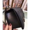 C-C Lambskin Boy Bag A67086 Black