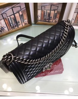 C-C Lambskin Boy 28cm New Medium