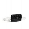 C-C Women's Clutch With Chain AP1898 Black