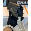C-C Women's Clutch With Chain AP1898 Black