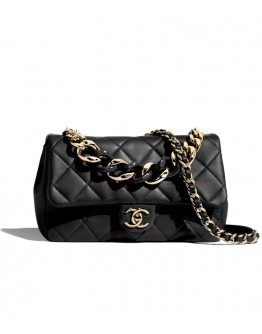 C-C Flap Bag AS1353 Black