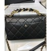 C-C Flap Bag AS1353 Black