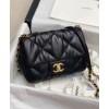 C-C Small Flap Bag AS2232 Black