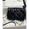 C-C Small Flap Bag AS2232 Black