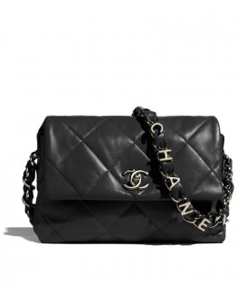 C-C Small Flap Bag AS2299 Black
