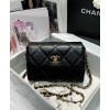 C-C Small Flap Bag AS2299 Black