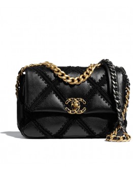 C-C 19 flap bag Black