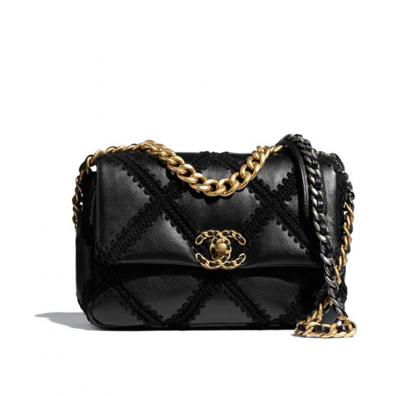 C-C 19 flap bag Black