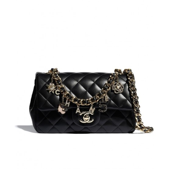 C-C flap bag AS2326 Black