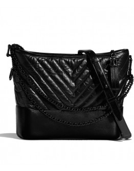 C-C Gabrielle Hobo Bag A93824 Black