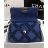 C-C 19 Flap Bag AS1160 Dark Blue