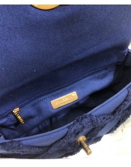 C-C 19 Flap Bag AS1160 Dark Blue
