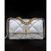 C-C 19 Large Flap Bag AS1161 Silver