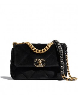 C-C Women's 19 Flap Bag AS1160 Black