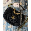 C-C Women's 19 Flap Bag AS1160 Black