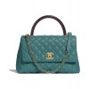C-C Flap Bag with Top Handle A92991