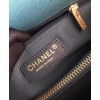 C-C Flap Bag with Top Handle A92991