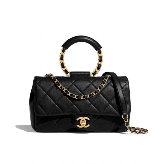 C-C Flap Bag AS1358 Black