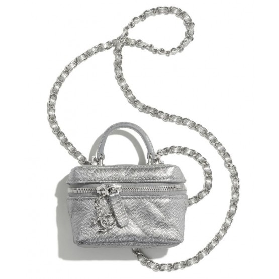 C-C Small Vanity With Chain AP2194 Silver