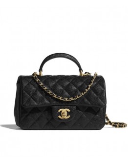 C-C Mini Flap Bag With Top Handle AS2431