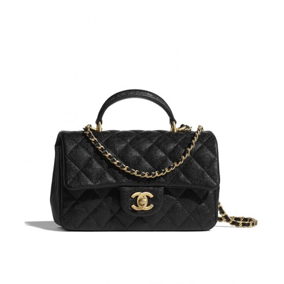 C-C Mini Flap Bag With Top Handle AS2431
