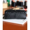 C-C Mini Flap Bag With Top Handle AS2477 Black