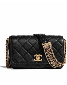 C-C Women's Flap Bag Black