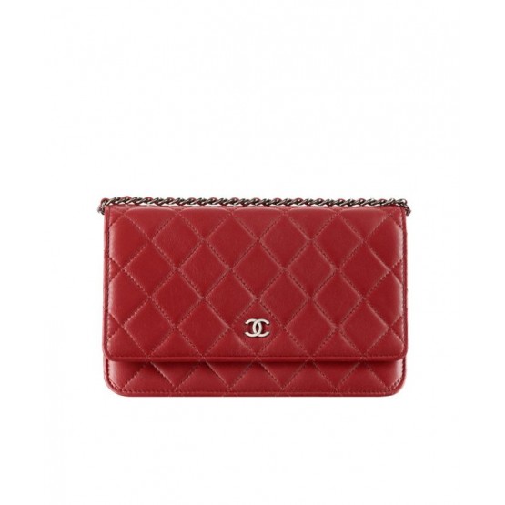 C-C Classic Quilted WOC Wallet on Chain A33814