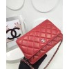 C-C Classic Quilted WOC Wallet on Chain A33814