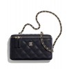 C-C Small Vanity With Classic Chain AP1341 Black