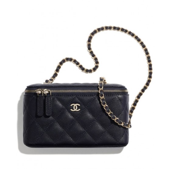 C-C Small Vanity With Classic Chain AP1341 Black