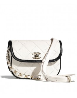 C-C Mini Messenger Bag AS2465 White