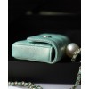 C-C Flap Coin Purse With Chain AP2119 Blue