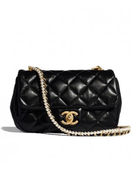 C-C Women's Flap Bag Black