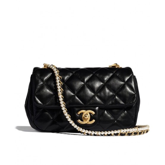 C-C Women's Flap Bag Black