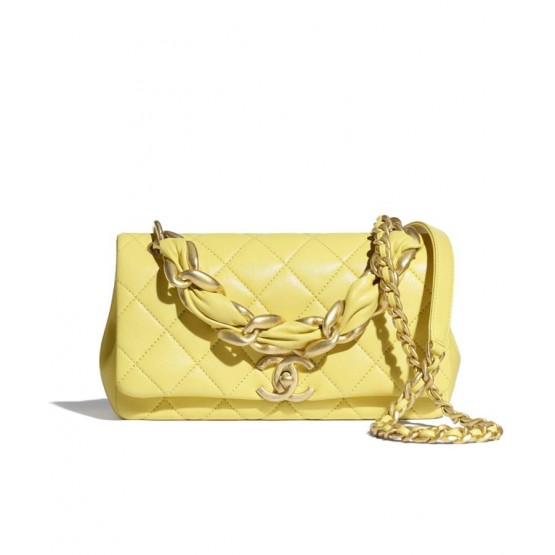 C-C Flap Bag AS2388 Yellow