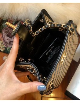 C-C Drawstring Bag AS2421 Black