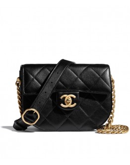C-C Mini Messenger Bag AS2484 Black